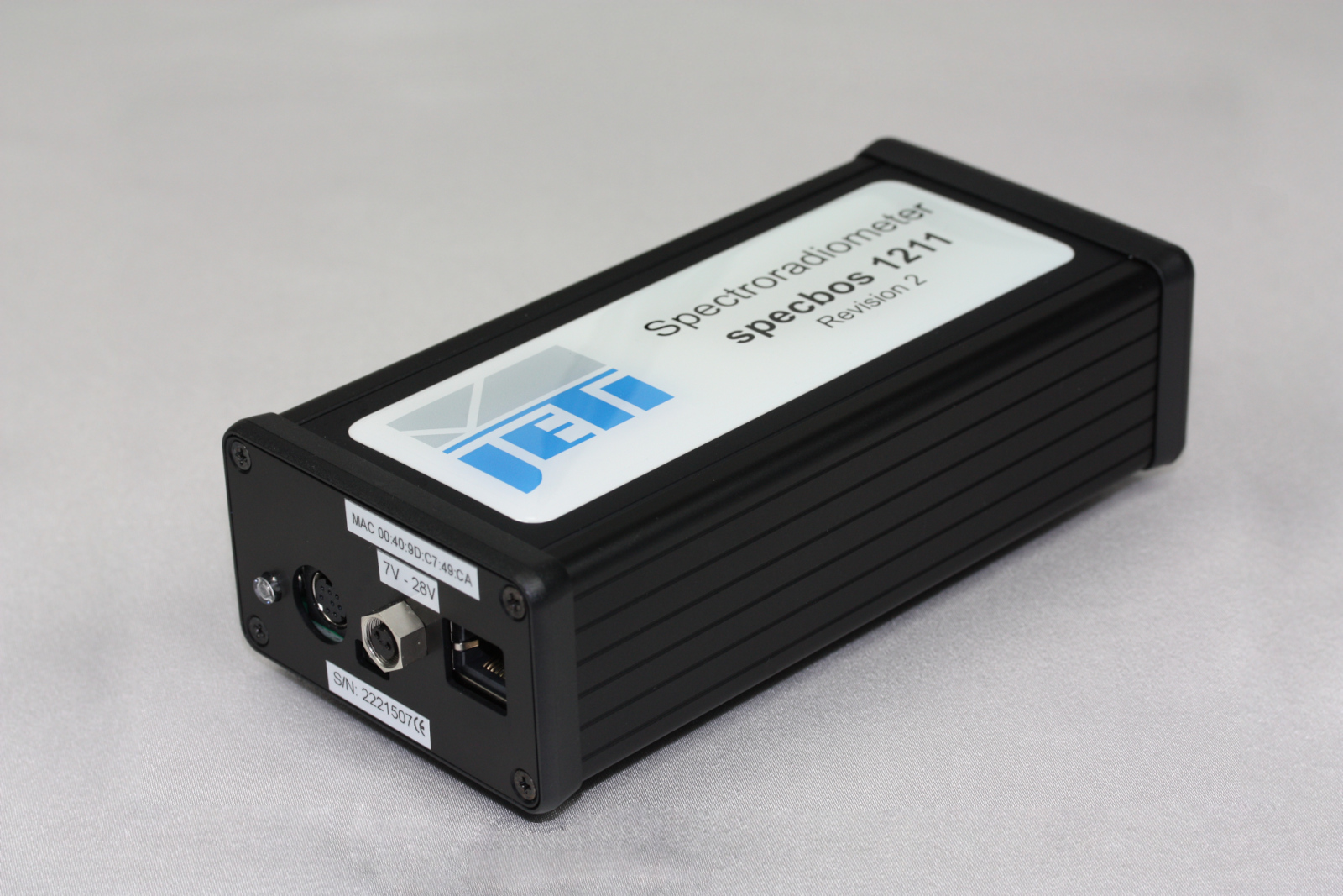 Front view of spectroradiometer JETI specbos 1211-2-RS-2